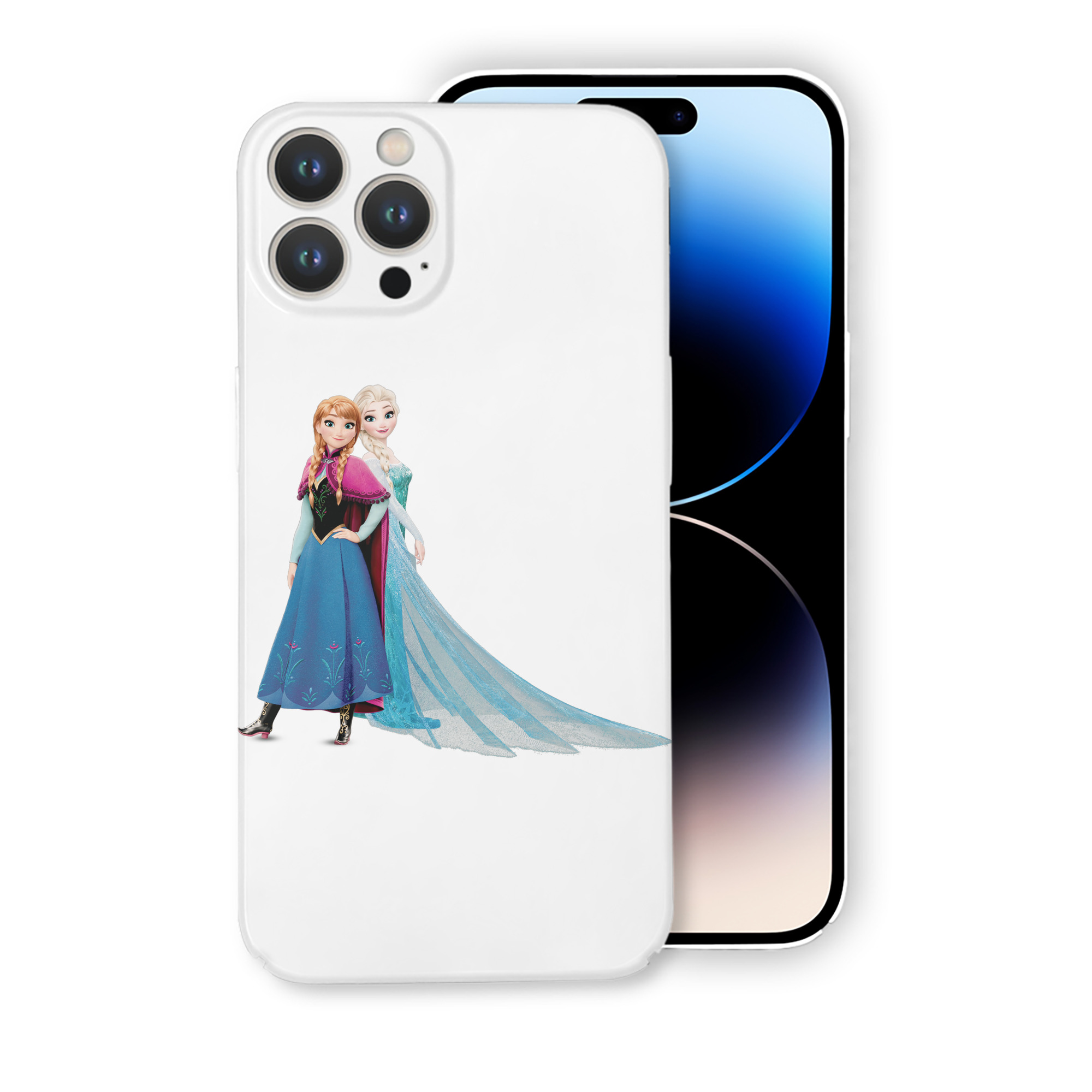 （画像用） アナと雪の女王 アンナ エルサ Frozen Anna Elsa 【iPhone 14シリーズ対応】ハードケース